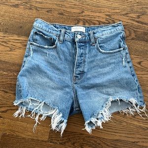 Abercrombie high rise dad shorts